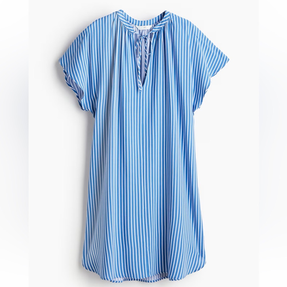 H&M - NWT - Blue Striped Dress